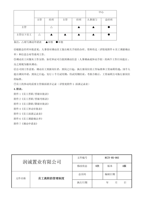 员工入职到离职的管理制度2017.docx