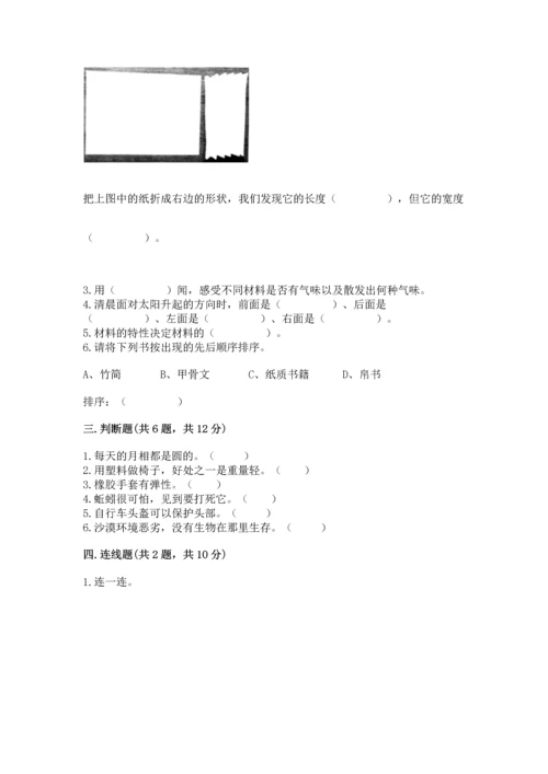 教科版科学二年级上册《期末测试卷》精品【突破训练】.docx