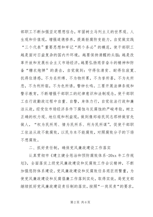 市环保局党风廉政建设工作计划.docx