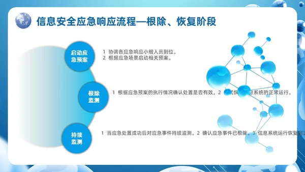 蓝色科技风信息安全应急响应及处置演练培训PPT应急培训