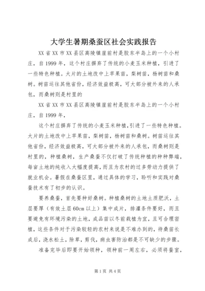 大学生暑期桑蚕区社会实践报告.docx