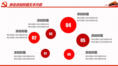 微党课党政党委党建党支部工作汇报PPT