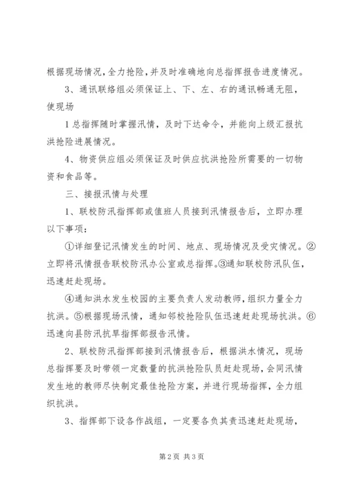 镇防汛抗旱指挥部防汛抗洪抢险工作预案_1 (2).docx