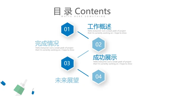 简约大气医药代表工作总结汇报动态PPT