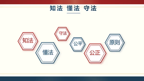 红色大气法律宪法宣传学习介绍PPT