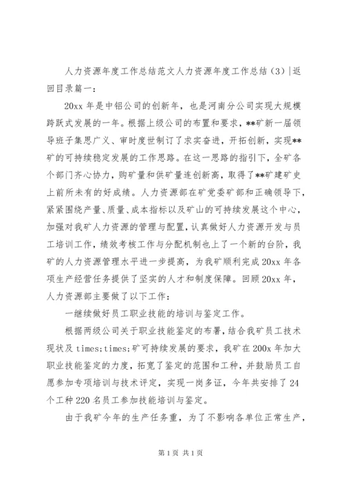 人力资源年度工作总结4篇.docx