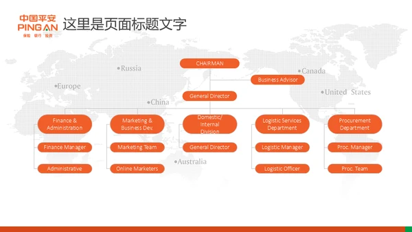 中国平安保险普惠金融理财通用PPT模板
