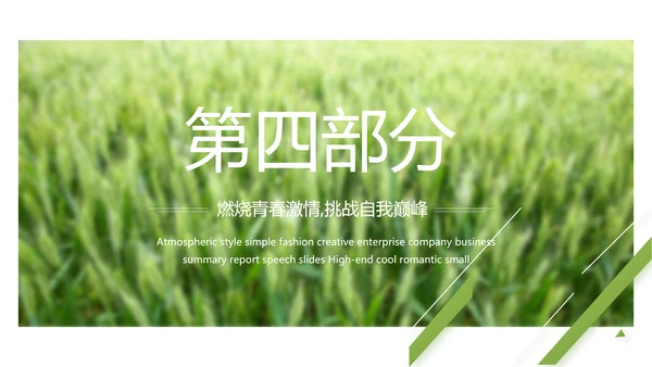 绿色农产品介绍宣传动态PPT模板