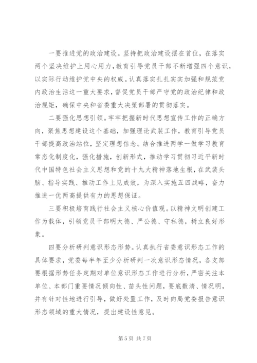 公司关于意识形态研判会讲话稿.docx