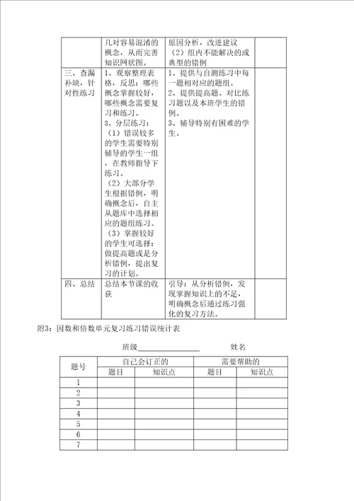 因数和倍数复习教学策略比较研究黄金荣因