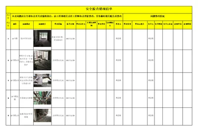 安全检查销项清单11.20