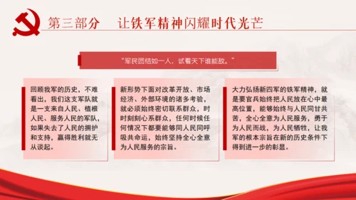 弘扬新四军精神通用PPT模板