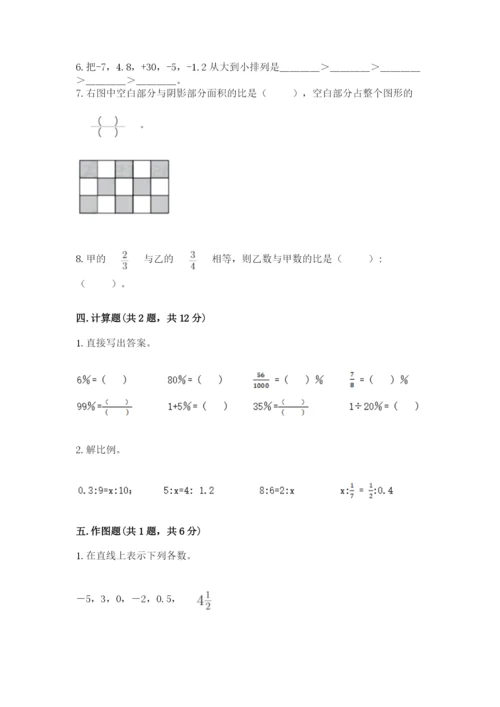 小学六年级下册数学期末卷及答案（全国通用）.docx