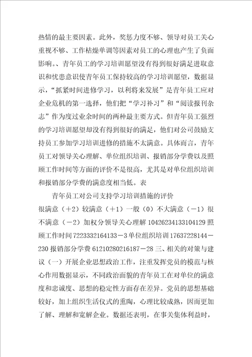大型国有企业中深度开发青年人力资源的研究