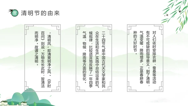 网络扫墓祭祖清明节ppt课件模板