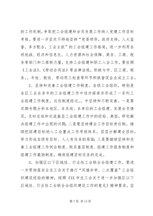 在全市工会基层组织建设会议上的工作报告 (2).docx