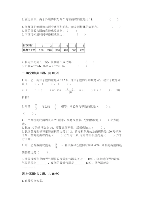 小升初六年级期末试卷含答案【新】.docx
