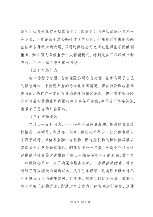 保险行业形势研究.docx