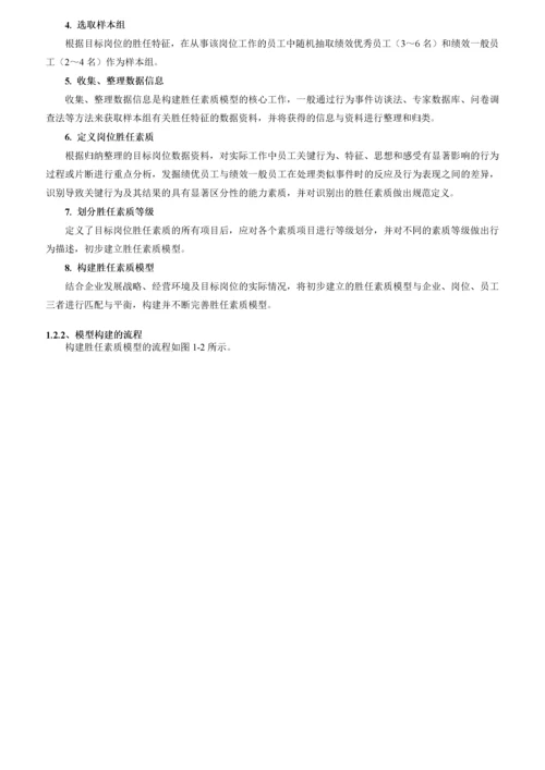 员工胜任素质模型全案.docx