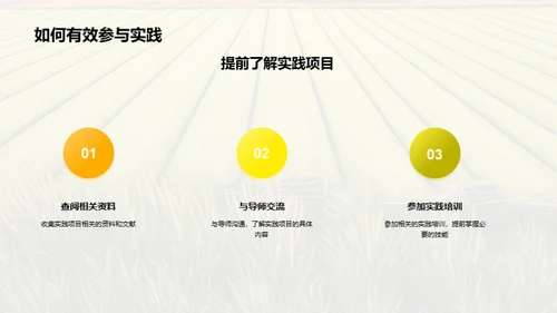 农学实践技能提升