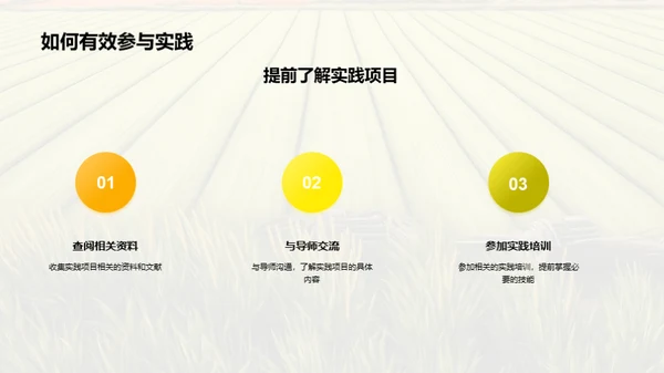 农学实践技能提升