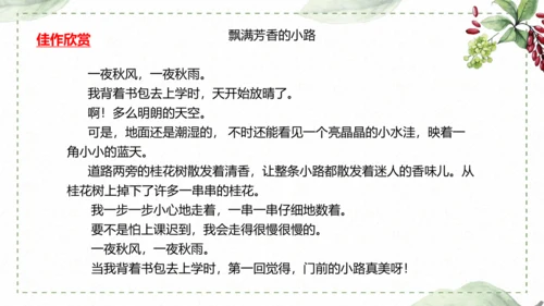 5 《铺满巴掌的水泥道》仿写指导课件