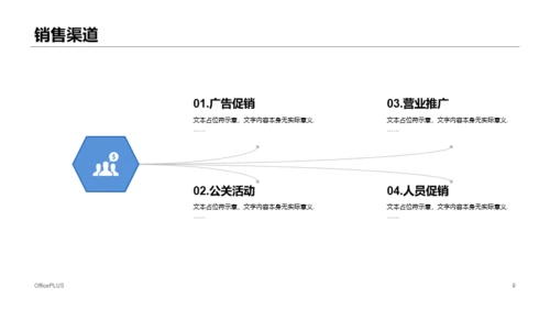 蓝色商务城市饮水商业计划书PPT素材