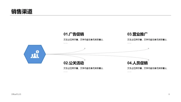 蓝色商务城市饮水商业计划书PPT素材