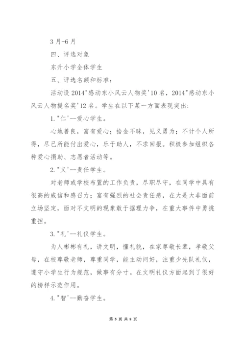 中学西校班级月度风云人物评选办法.docx