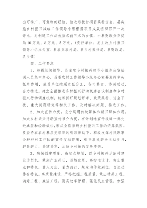省级美丽乡村示范村建设方案.docx