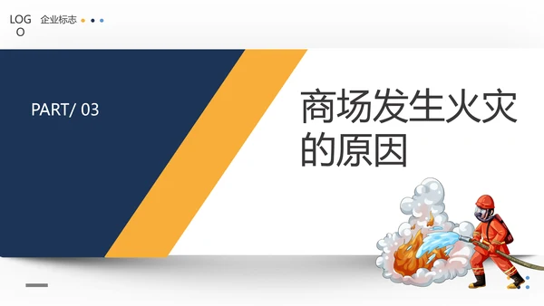 火警119商场超市消防安全知识培训PP模板