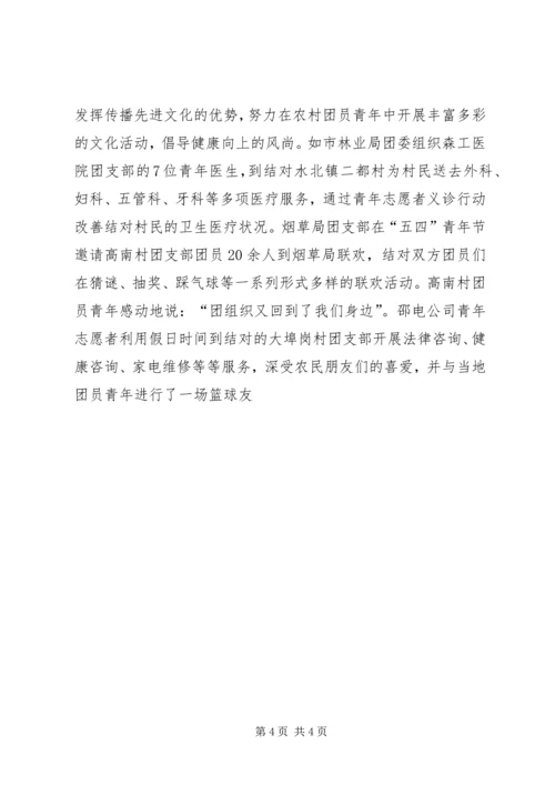 团市委青农工作汇报材料 (5).docx