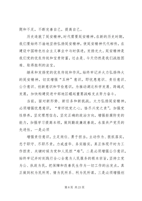 学习延安精神党性分析报告.docx