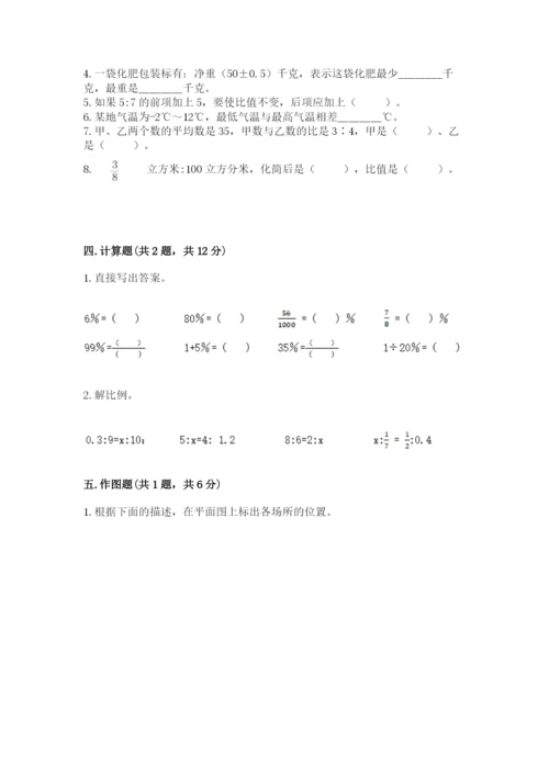 小升初六年级期末试卷附参考答案（满分必刷）.docx
