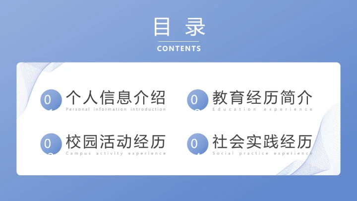 研究生面试复试通用PPT模版