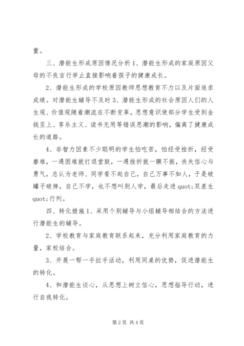 潜能生转化计划.docx