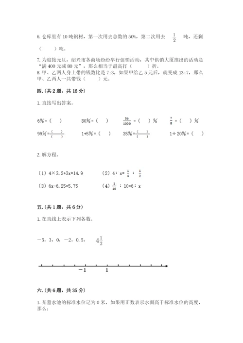 小升初数学综合模拟试卷精品【实用】.docx