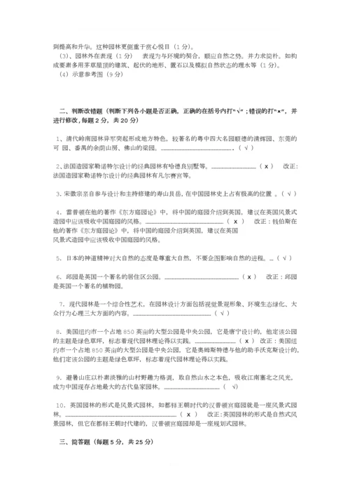 园林史试题及答案.docx