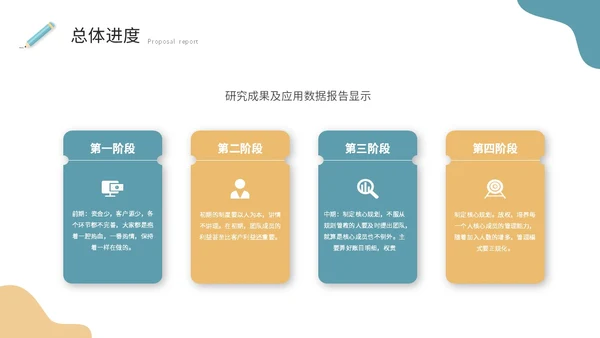 简约插画风开题报告毕业答辩毕业论文ppt模板