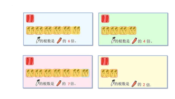 人教版数学三年级上册《倍的认识》（课件）(共24张PPT)