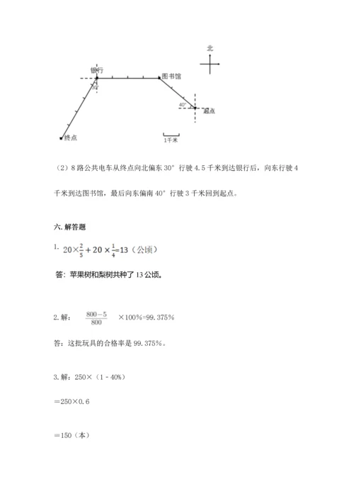 小学数学六年级上册期末测试卷附完整答案【考点梳理】.docx