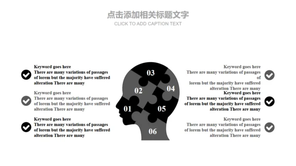 黑白简约摄影汇报通用PPT模板