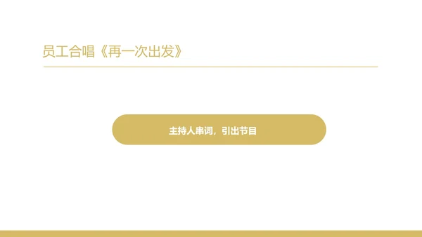 黑色奢华风公司年终主持晚会PPT模板