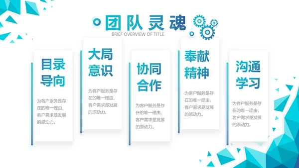 蓝色大气公司企业宣传简介介绍PPT