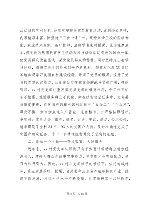 村党支部先进事迹范文.docx