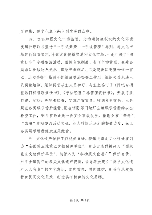 基层文化生活提升交流材料.docx