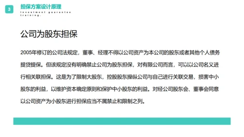 投资担保公司培训通用PPT模板