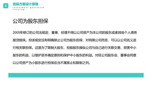 投资担保公司培训通用PPT模板