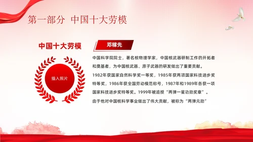 五一劳动节弘扬劳模精神劳动精神课程PPT课件
