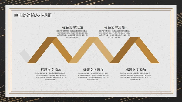 高端简约企业年终汇报PPT模板